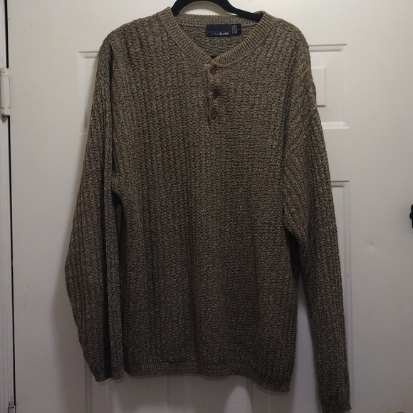 bill blass Other - Bill Blass Men's Brown Jumper Heavy weight Vintage Sweater Size Large